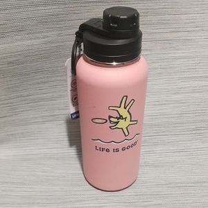 NWT 32 oz Life is Good Insulated Water Bottle